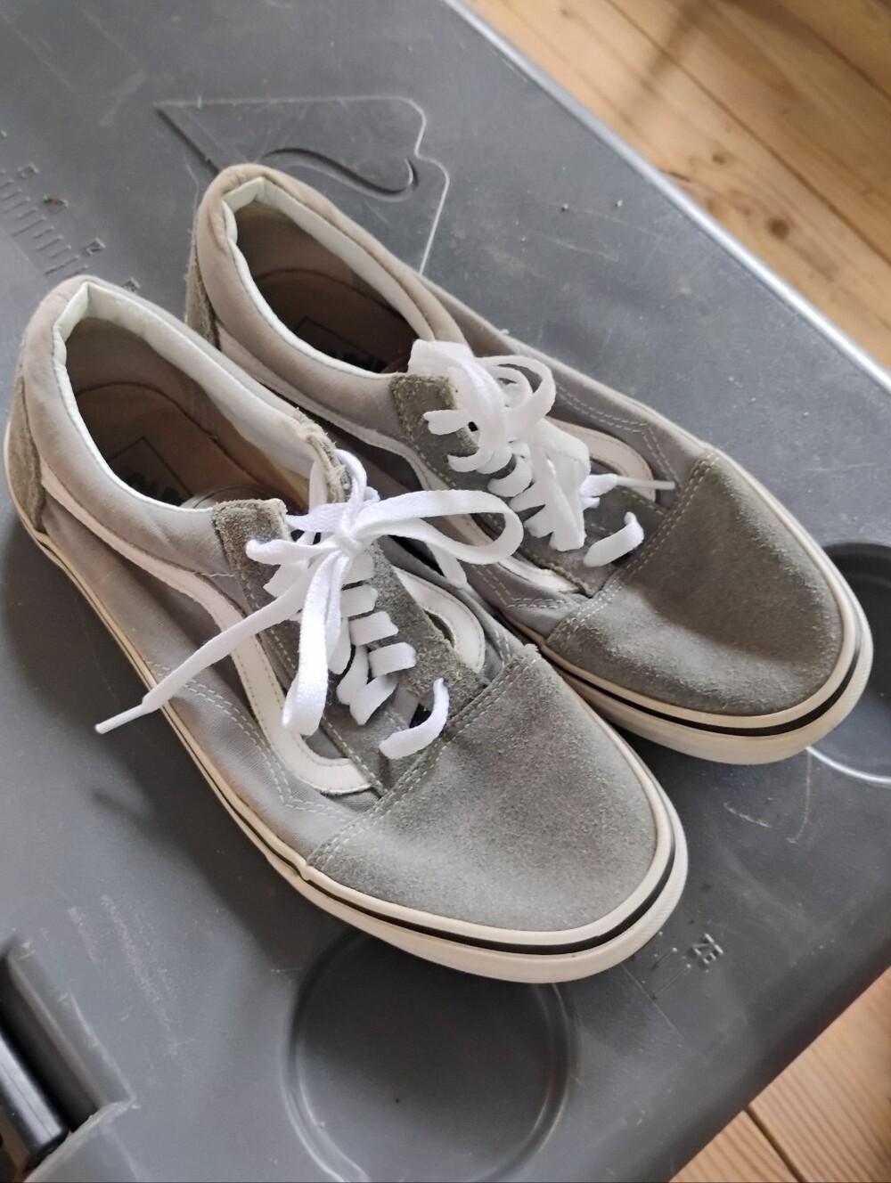 Classic Gray Women's Vans Sneakers